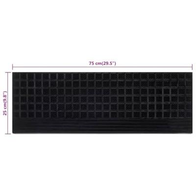 Trapmatten 5 st 25x75 cm rubber - thumbnail