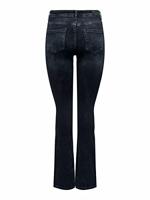 Only Onlblush Mid Flared Dnm Rea409 Noos 15233833 Flare Blue Black Denim - thumbnail