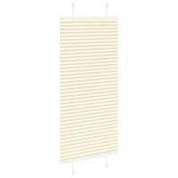 Pliss rolgordijn 60x150 cm stofbreedte 59,4 cm polyester crme - thumbnail