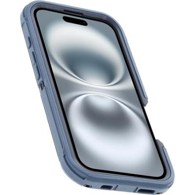 Otterbox Defender Backcover Apple iPhone 16 Blauw MagSafe compatible, Stootbestendig Otterbox Defender Backcover Apple iPhone 16 Blauw MagSafe compatible, Stootbestendig