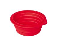 Nobby Voerbak voor honden, opvouwbaar, siliconen, 500 ml, rood - thumbnail