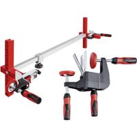 Bessey TU-TFM-BAG Bessey TU-TFM-BAG Deurvoerset 2x TU + 2x TFM-2K + tas Spanbreedte (max.):1010 mm Afm. werkbereik:70 mm Spanbreedte (max.):1010 mm Afm. - thumbnail