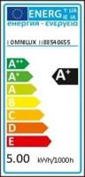 Omnilux 88540655 LED-lamp Energielabel F (A - G) GU10 Reflector 5 W Warmwit, Super warmwit Dimbaar 1 stuk(s) - thumbnail