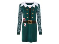 esmara Dames kerstjurk (Groen, XS (32/34)) - thumbnail