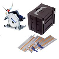 Carat TC-1800 Handtegelzaagmachine 180mm + 3x geleiderail 400mm & verbindingsstukken - MZMB18APRO - thumbnail