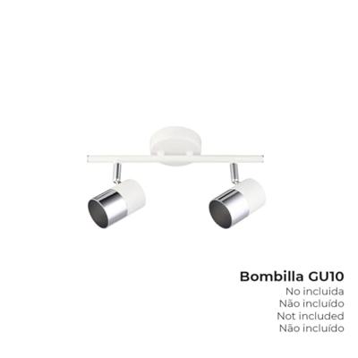 Focus EDM 32012 moon 50 W GU10 30 x 7,6 x 15,2 cm Wit Focus EDM 32012 moon 50 W GU10 30 x 7,6 x 15,2 cm Wit