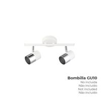 Focus EDM 32012 moon 50 W GU10 30 x 7,6 x 15,2 cm Wit - thumbnail