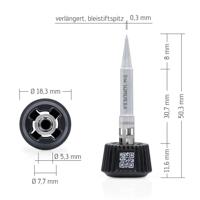 Ersa 0142PDLF03L/SB Soldeerpunt Potloodvorm Grootte soldeerpunt 0.30 mm Inhoud: 1 stuk(s) - thumbnail
