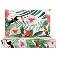 VidaXL Palletkussens 2 st oxford stof meerkleurig - thumbnail