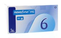 Novo Nordisk Novofine naalden 0.25 x 6 mm 31 gram 100 Stuks - thumbnail