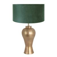 Steinhauer SchemerlampBrass goud met groen - 7307BR - thumbnail