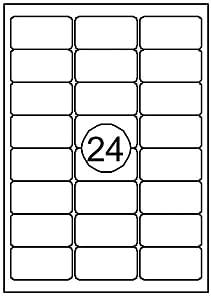 Etiket Quantore 63.5x33.9mm 2400 stuks Etiket Quantore 63.5x33.9mm 2400 stuks