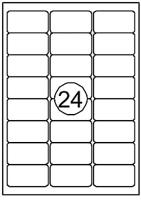 Etiket Quantore 63.5x33.9mm 2400 stuks - thumbnail