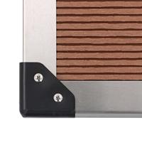 VidaXL Buitendouchebak 80x62 cm hkc roestvrij staal bruin - thumbnail