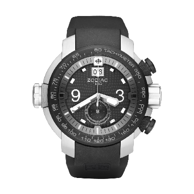 Horlogeband Zodiac ZO8524 / ZO8507 Rubber Zwart 28mm Horlogeband Zodiac ZO8524 / ZO8507 Rubber Zwart 28mm