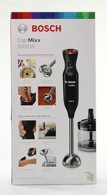 Bosch ErgoMixx MS61B6170 blender 0,6 l Staafmixer Zwart 1000 W Bosch ErgoMixx MS61B6170 blender 0,6 l Staafmixer Zwart 1000 W