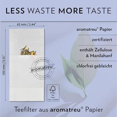 Theefilters XS Finum - 1 tot 2 koppen - 100 stuks - thumbnail