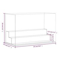 VidaXL Vitrine transparant 25x12x16 cm acryl - thumbnail
