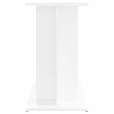 VidaXL Aquariumstandaard 80x35x60 cm bewerkt hout hoogglans wit