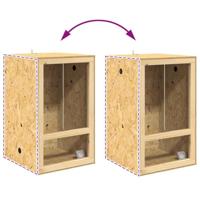 VidaXL Terrarium bruin 50 x 50 x 130 cm osb - thumbnail