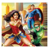 Clementoni legpuzzel super color vierkant dc comics justice league, 3x48st. - thumbnail