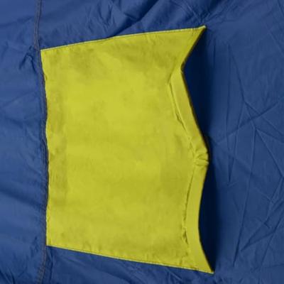 VidaXL Tent 9-persoons polyester blauw en geel