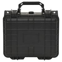 Flightcase draagbaar 27x25x18 cm PP zwart - thumbnail