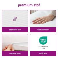 Slaapbank met onderschuifbed en lades 100x200 cm stof taupe - thumbnail