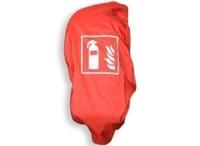Beschermhoes brandblusser 6/12 kg rood - Beschermhoes brandblusser 6/12 kg rood - thumbnail