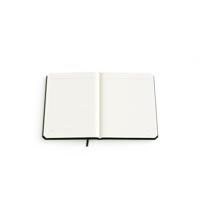 Notitieboek de KEMPEN Ashblack 110x160mm lijn 160 pagina&apos;s 90gr zwart - thumbnail