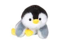 Pluche knuffelpinguïn Floppy Choopy - GIPSY TOYS - 22 cm - Zwart / Wit / Grijs - thumbnail