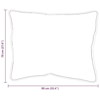 Dekbed met Kussens Anders 3 pcs Wit 240 x 220 cm Microfibre