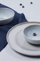 HEMA Gebaksbord Ø16.5cm Porto reactief glazuur blauw (blauw) - thumbnail