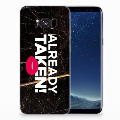 Samsung Galaxy S8 Plus | Siliconen hoesje | met naam Already Taken Black