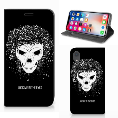 Mobiel BookCase Apple iPhone Xr Skull Hair Mobiel BookCase Apple iPhone Xr Skull Hair