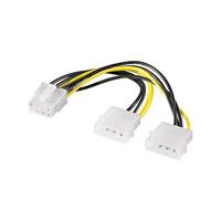 Goobay 93241 PC grafische kaart stroomkabel/stroomadapter, PCI-E naar PCI Express 8 Pin - thumbnail