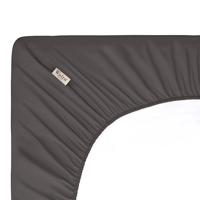 Walra Hoeslaken Crispy Cotton Antraciet-90 x 200 cm - thumbnail