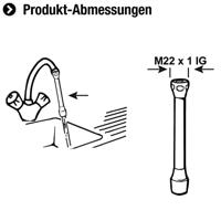 Cornat Spaarperlator-Slang M22X1V 7.5L Ch - TECWS613 - thumbnail