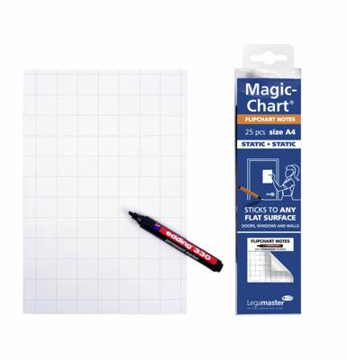 Magic-chart notes Legamaster flipchart 20x30cm 25 vel wit Magic-chart notes Legamaster flipchart 20x30cm 25 vel wit
