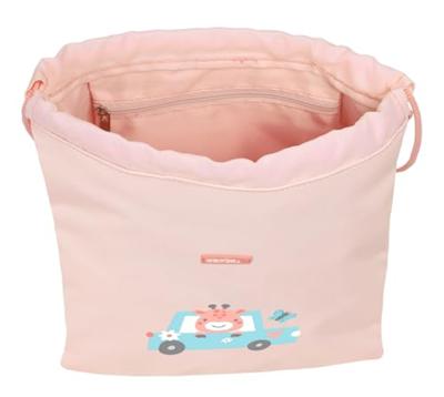 Rugtas met Koordjes Safta Jirafa Koraal 26 x 34 x 1 cm Rugtas met Koordjes Safta Jirafa Koraal 26 x 34 x 1 cm