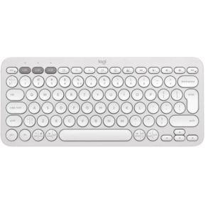 LOGITECH - Draadloos toetsenbord - Pebble Keys 2 M380s - Bluetooth - Easy-Switch-knop - Wit - (920-011804)