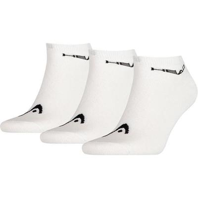 Head 3-pack Unisex Sneaker Sock White-43-46