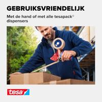 tesa verpakkingsplakband Paper Standard, ft 50 mm x 50 m, pak van 3 stuks - thumbnail