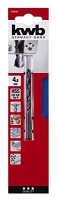 kwb 209648 HSS Spiraalboor 4.8 mm Gezamenlijke lengte 86 mm DIN 338 Cilinderschacht 1 stuk(s)