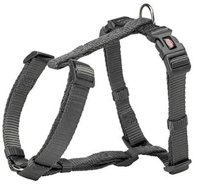 TRIXIE HONDENTUIG PREMIUM H-TUIG GRAFIET GRIJS 20-32X1 CM TRIXIE HONDENTUIG PREMIUM H-TUIG GRAFIET GRIJS 20-32X1 CM