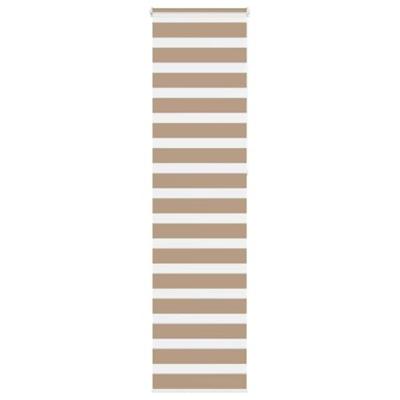 VidaXL Zebra blind 60x230 cm stofbreedte 55,9 cm polyester zandbruin
