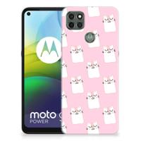 Motorola Moto G9 Power | TPU Hoesje | Sleeping Cats - thumbnail