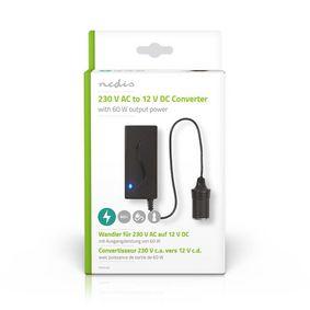 Spanningsomvormer | 230 V AC - 12 V DC | 60 W