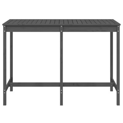 Tuintafel 159,5x82,5x110 cm massief grenenhout grijs Tuintafel 159,5x82,5x110 cm massief grenenhout grijs