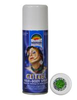 Glitterspray Groen voor lichaam & haar (125ml) - thumbnail